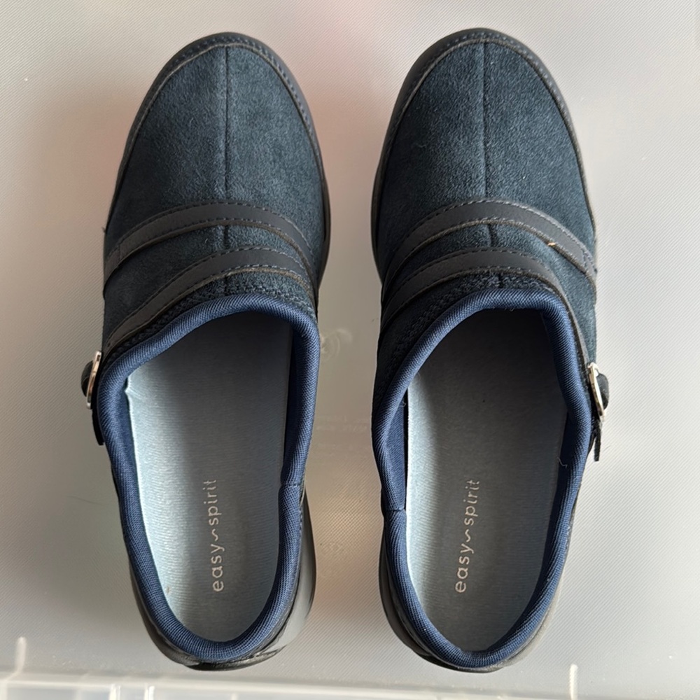 Easy Spirit Women’s Navy Slip-On Shoes
